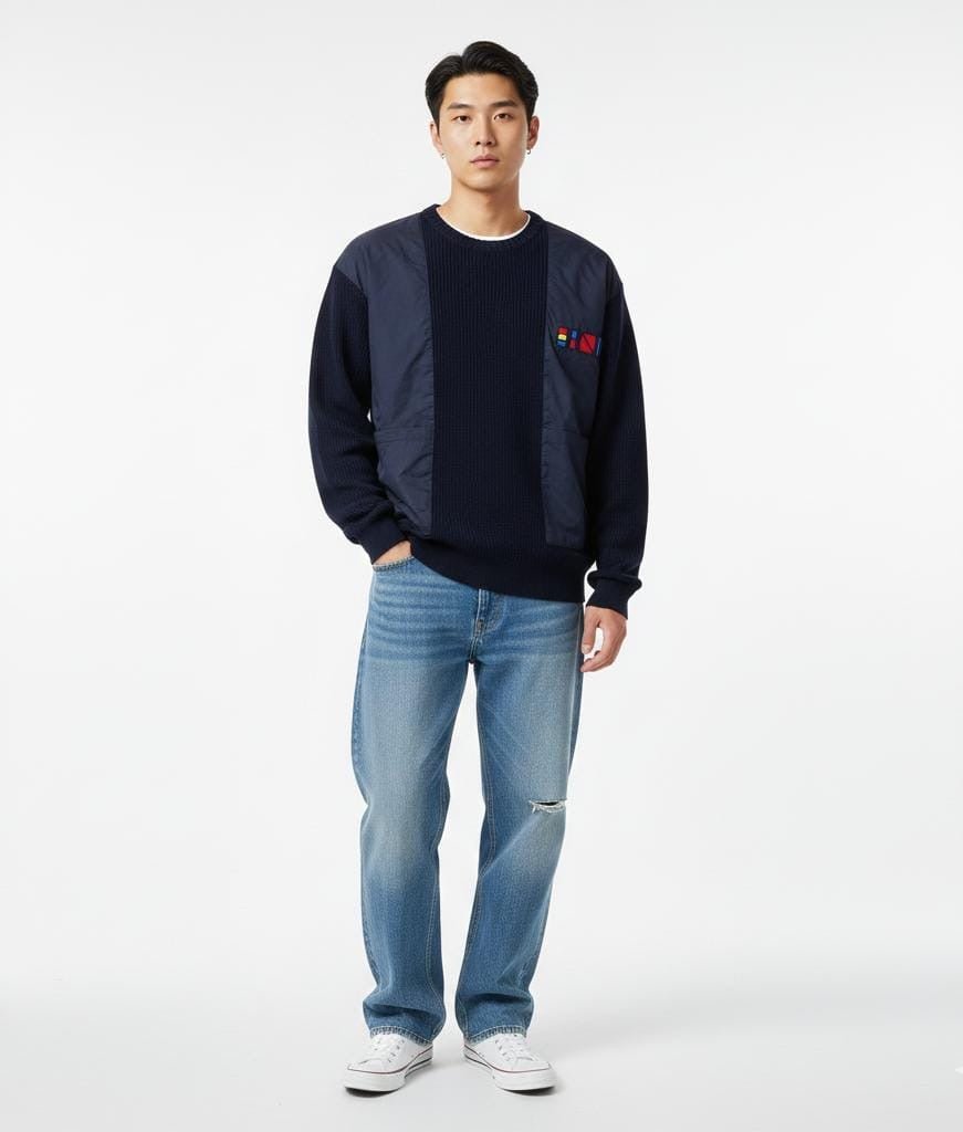 Dark blue sweater Thrift
