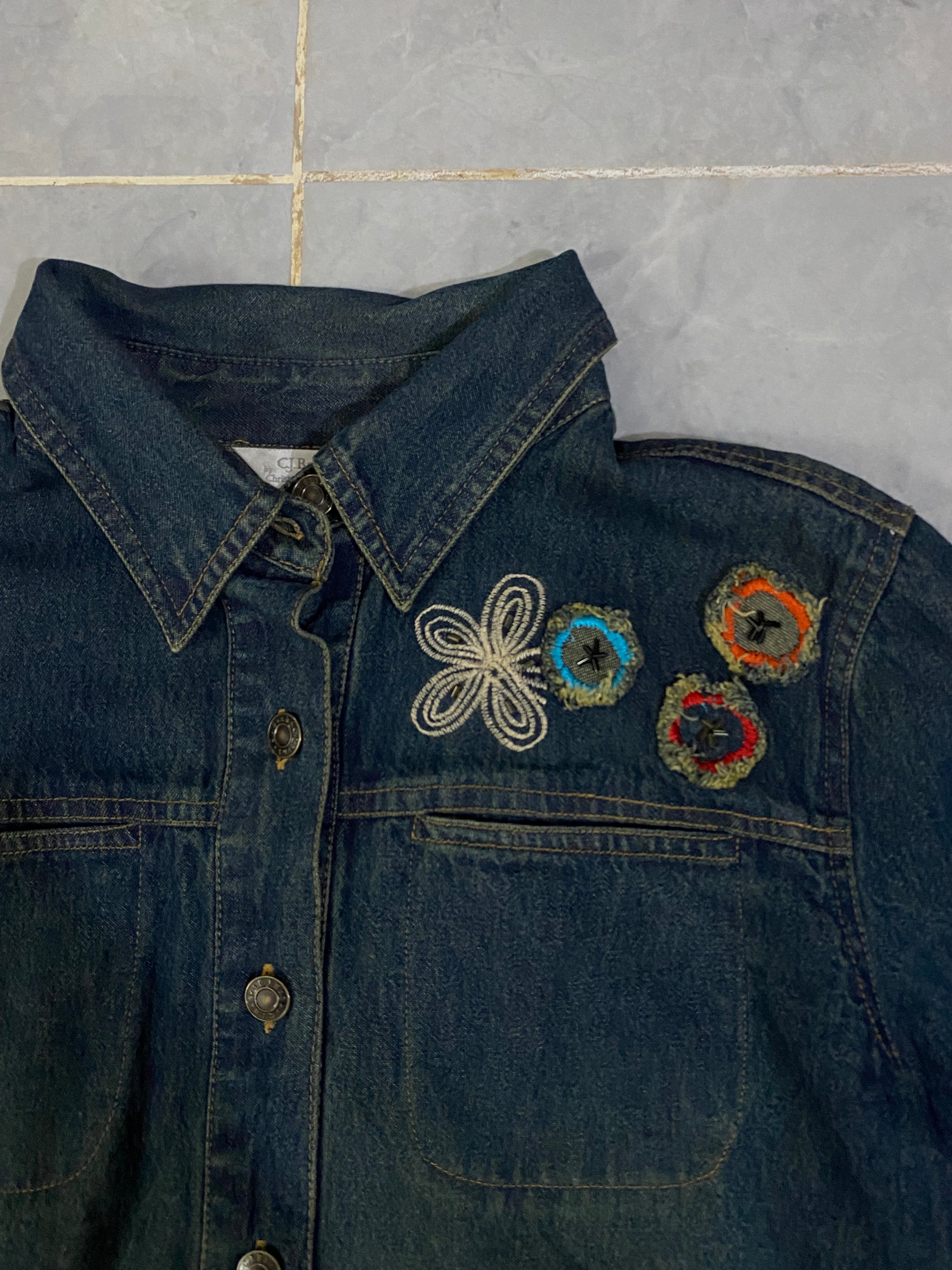 Denim Handwork embroidery Jacket