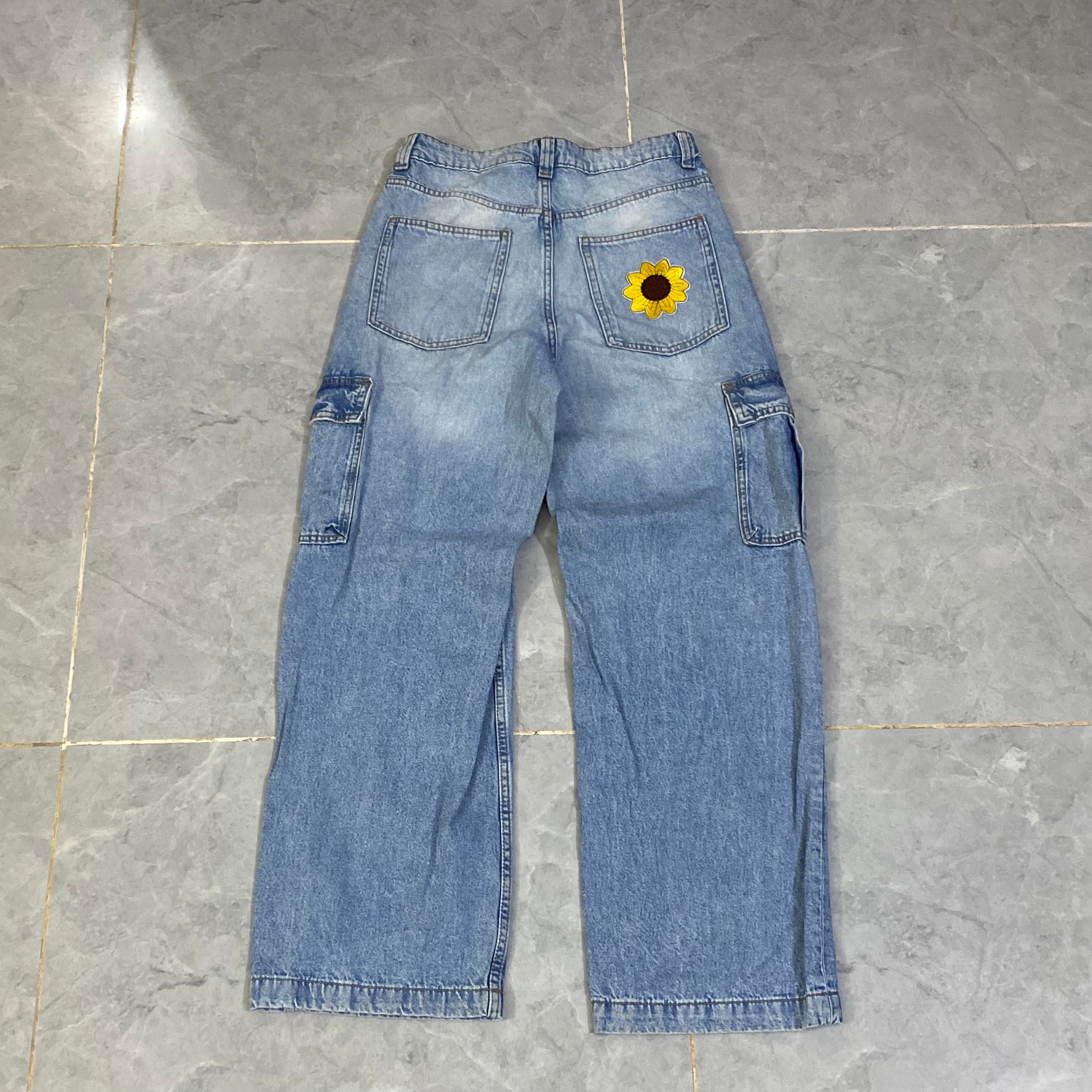 Sunflower Baggy Pant. (Waist: 31-32” - Length: 42-43”)