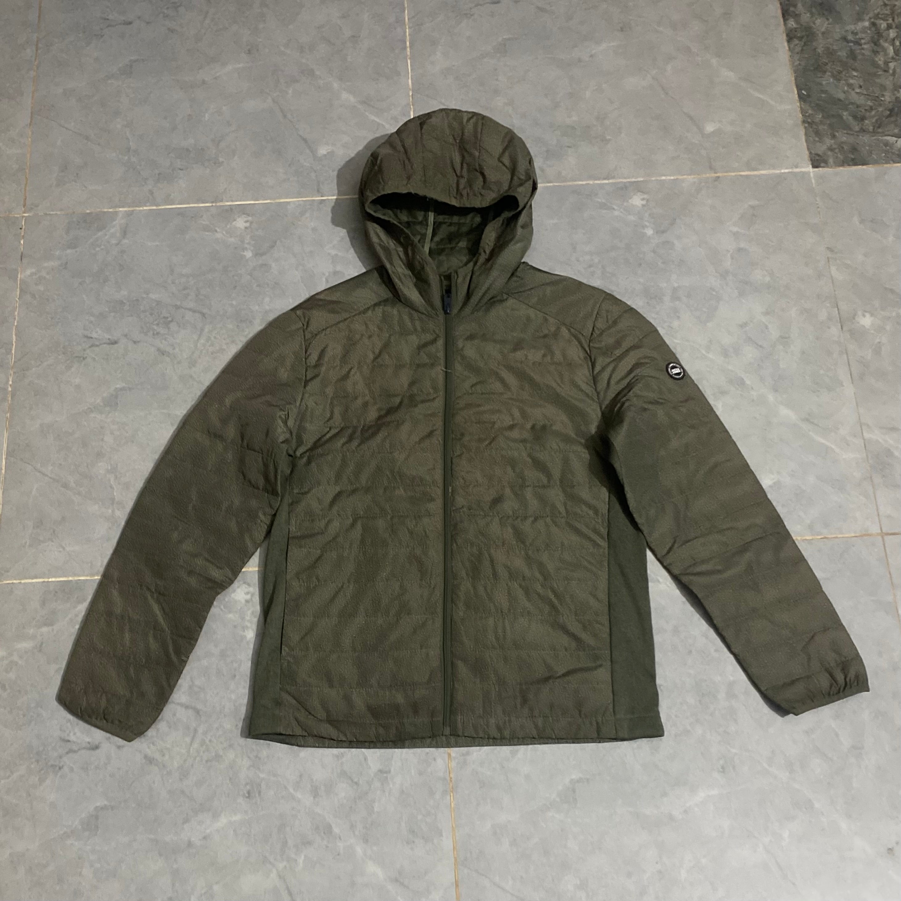Light Green Slim Puffer Jacket
