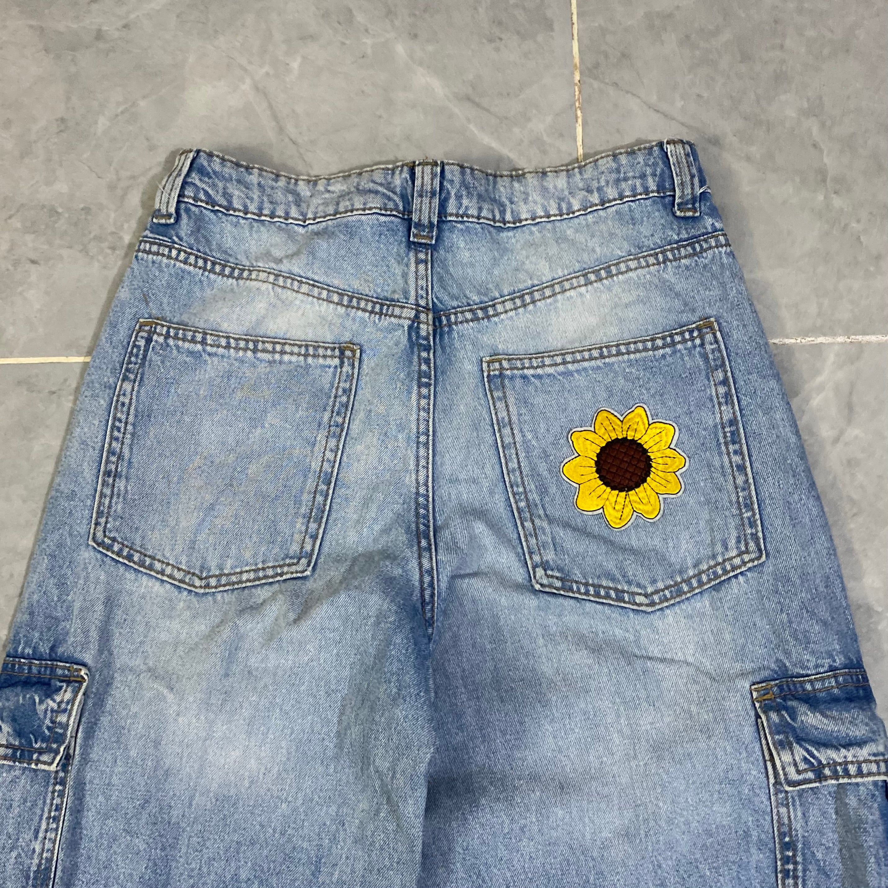 Sunflower Baggy Pant. (Waist: 31-32” - Length: 42-43”)