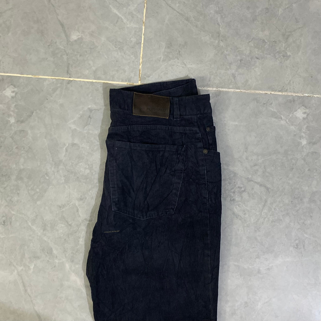 Dull Blue Baggy Pant. (Waist: 31-32” - Length: 42-43”)