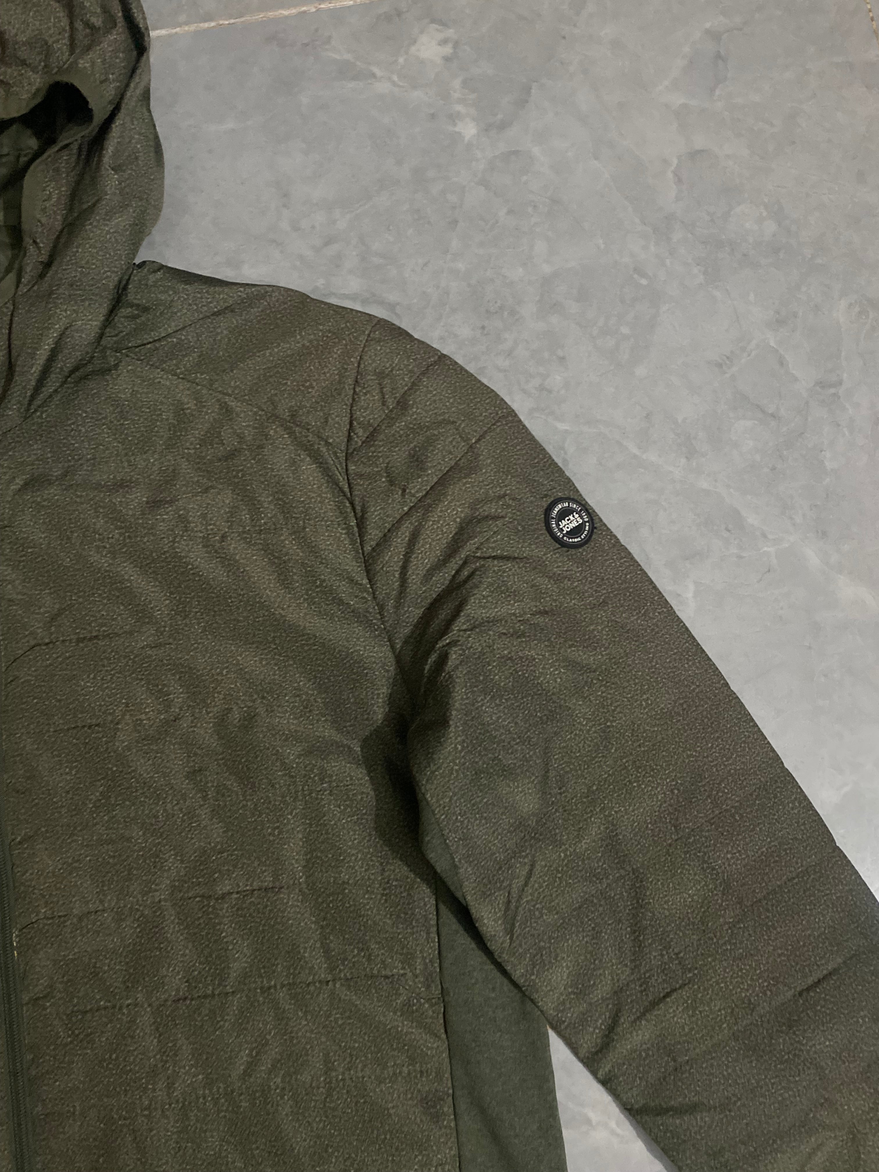 Light Green Slim Puffer Jacket