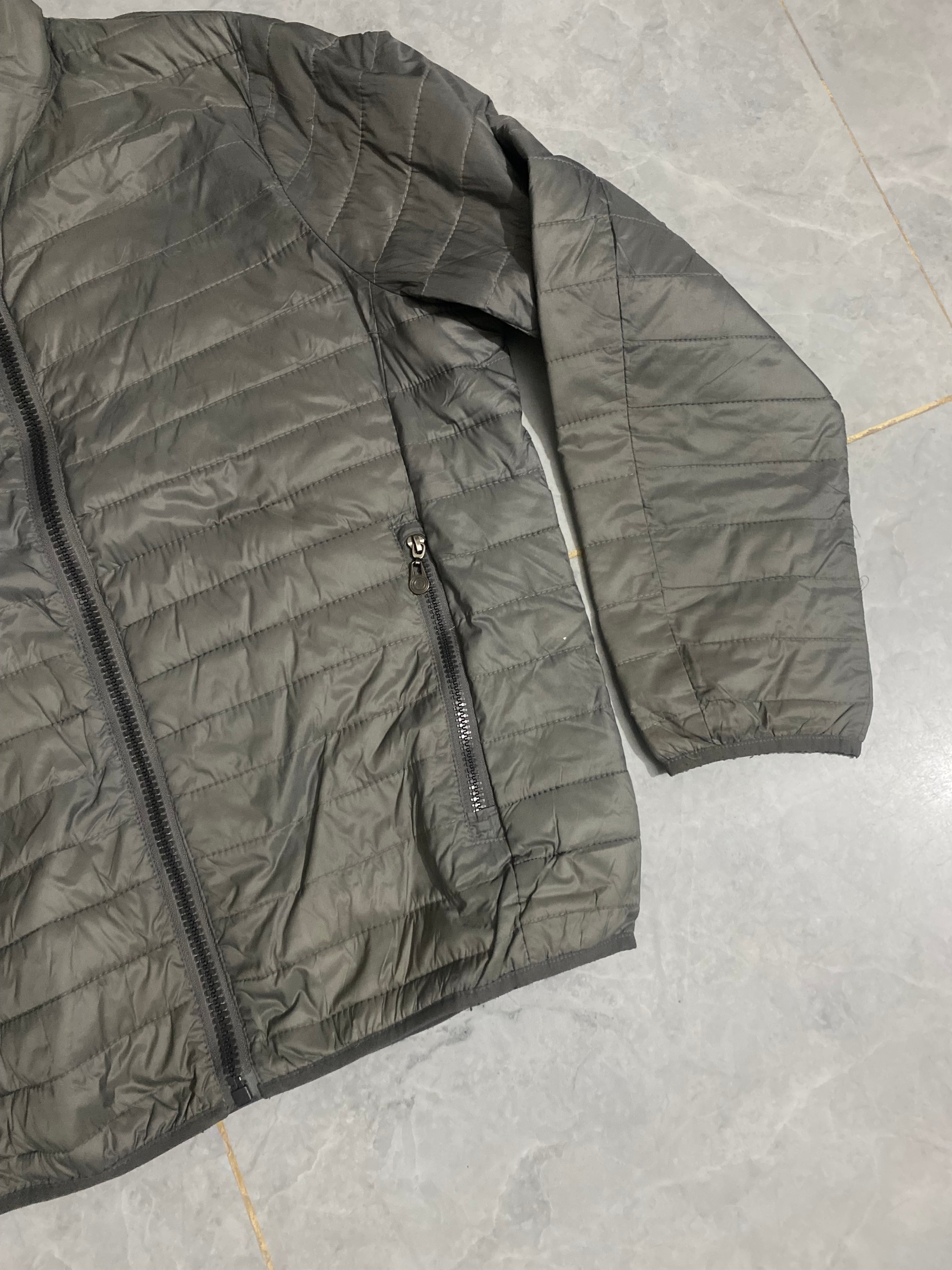 Grey Ban Slim Puffer Jacket