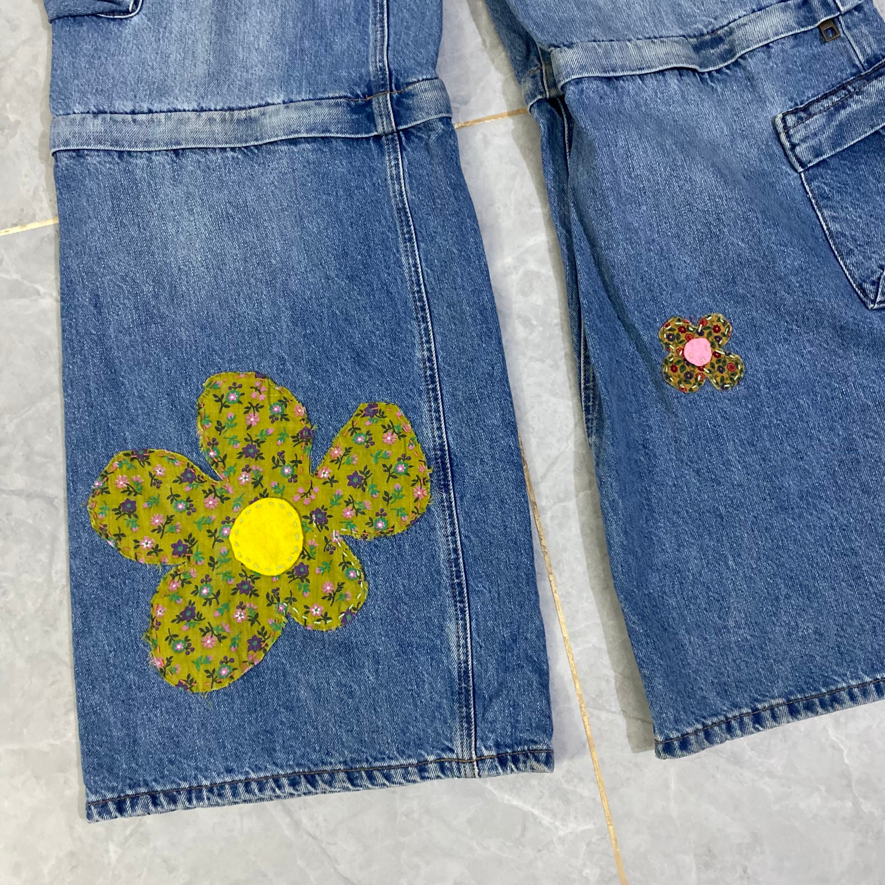 Handwork Pattern Baggy Pant. (Waist: 30” - Length: 42-44”)