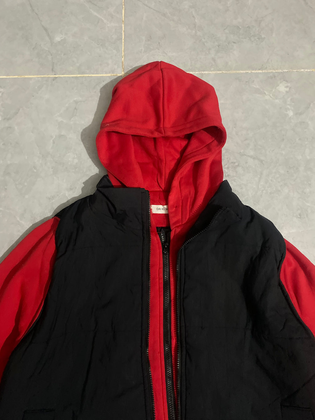 Double Zipper Hooded Jacket