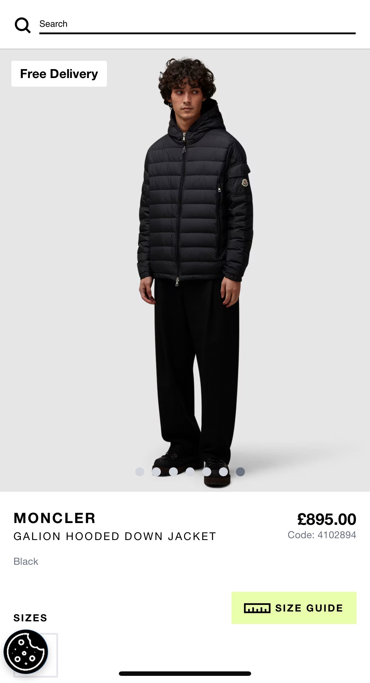 Moncler Galion Hooded down Jacket (Thrift)