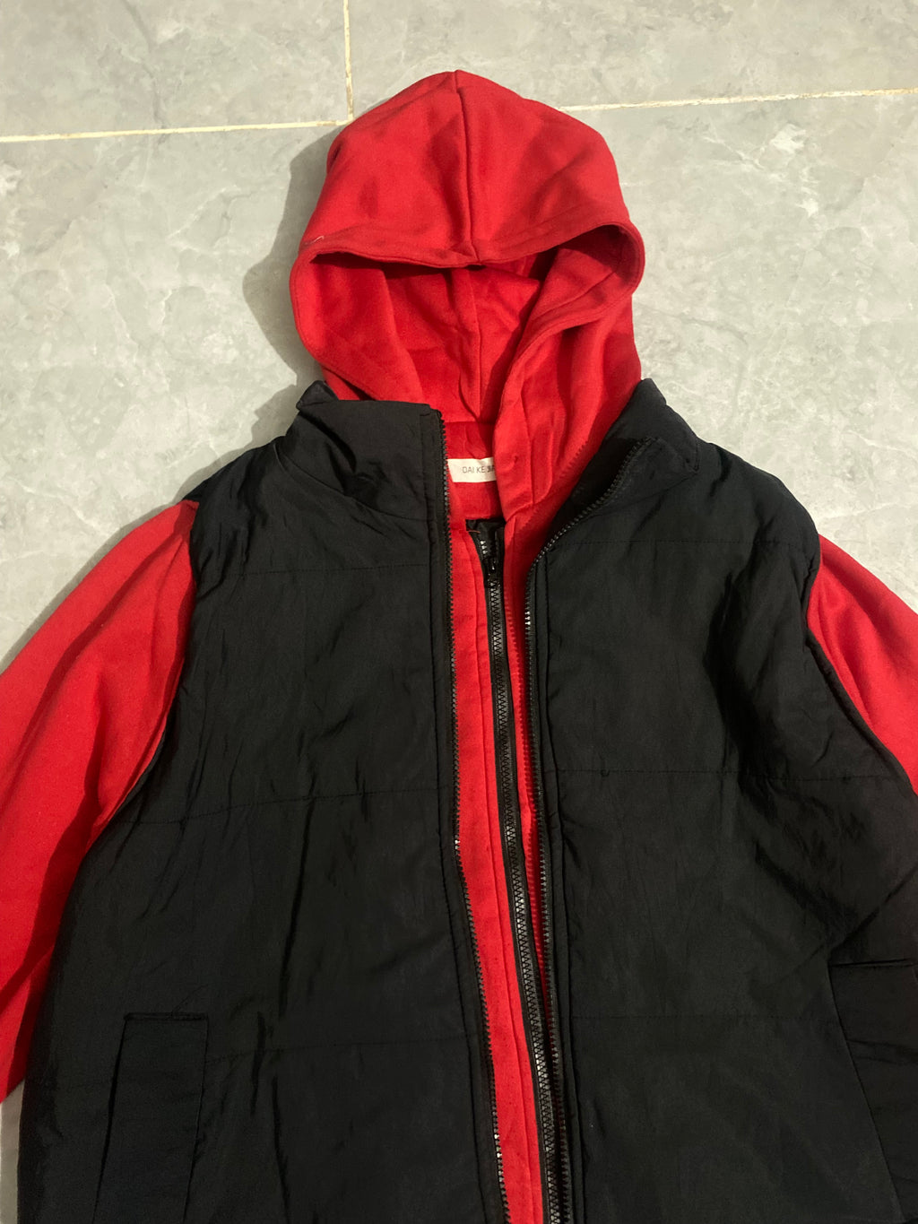 Double Zipper Hooded Jacket