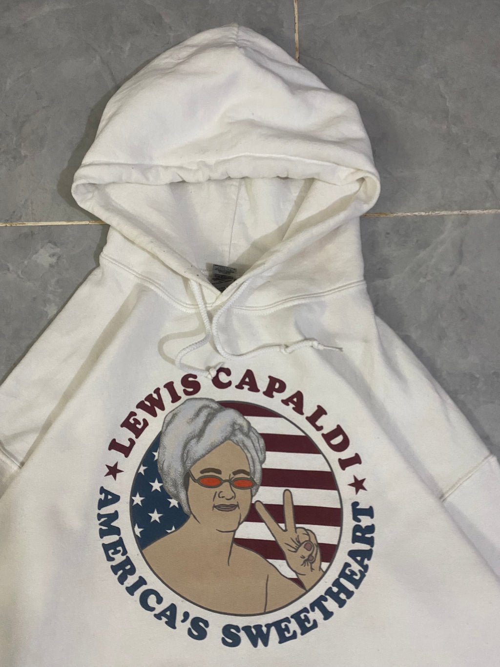 America White hoodie