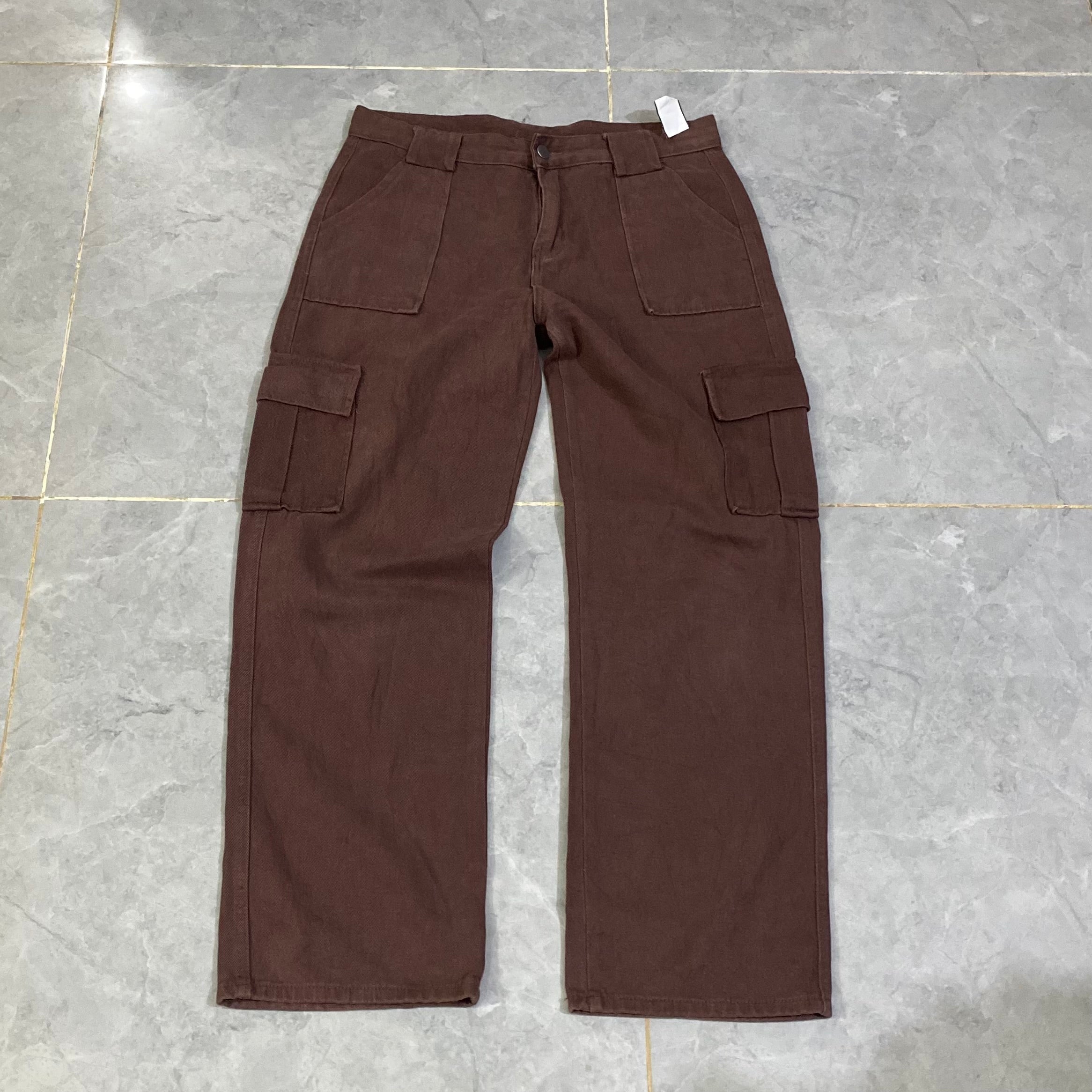 6 Pocket Baggy Pant Trouser. (Waist: 31-32” - Length: 42-44”)