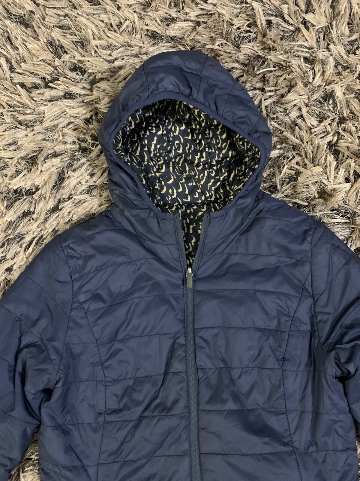 DOUBLE SIDED Puffer Jacket (Thrift)