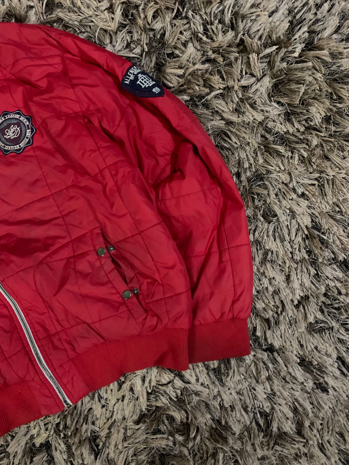Red Hooded Jacket (Thrift)