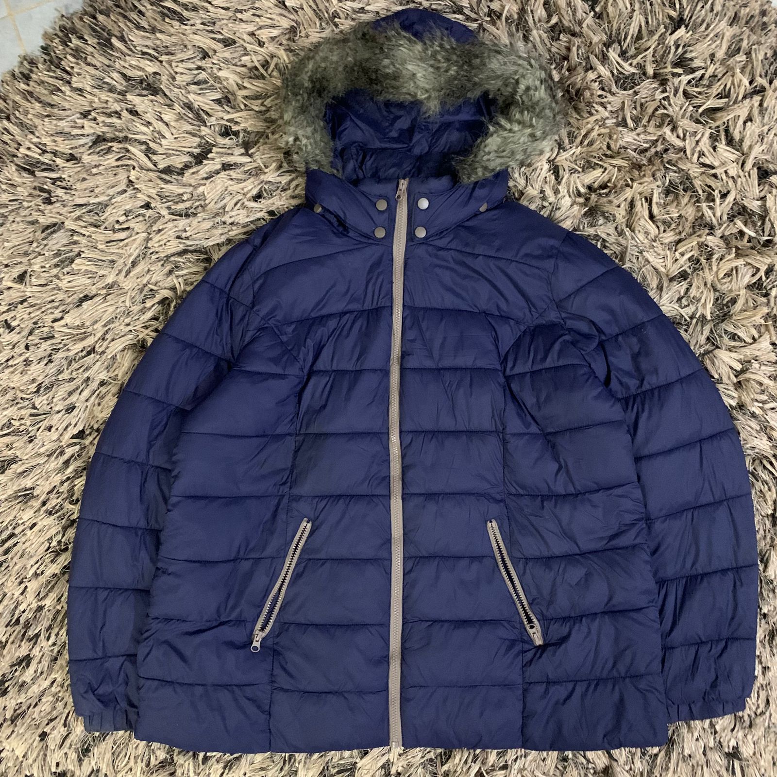 Cosy Blue Fux Edition Jacket (Thrift)