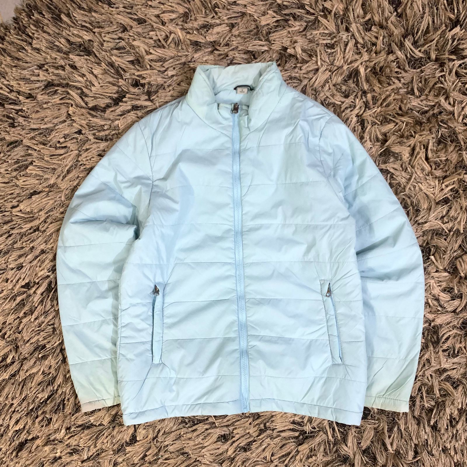 Sky Blue LIghtweight Puffer Jacket (Thrift)