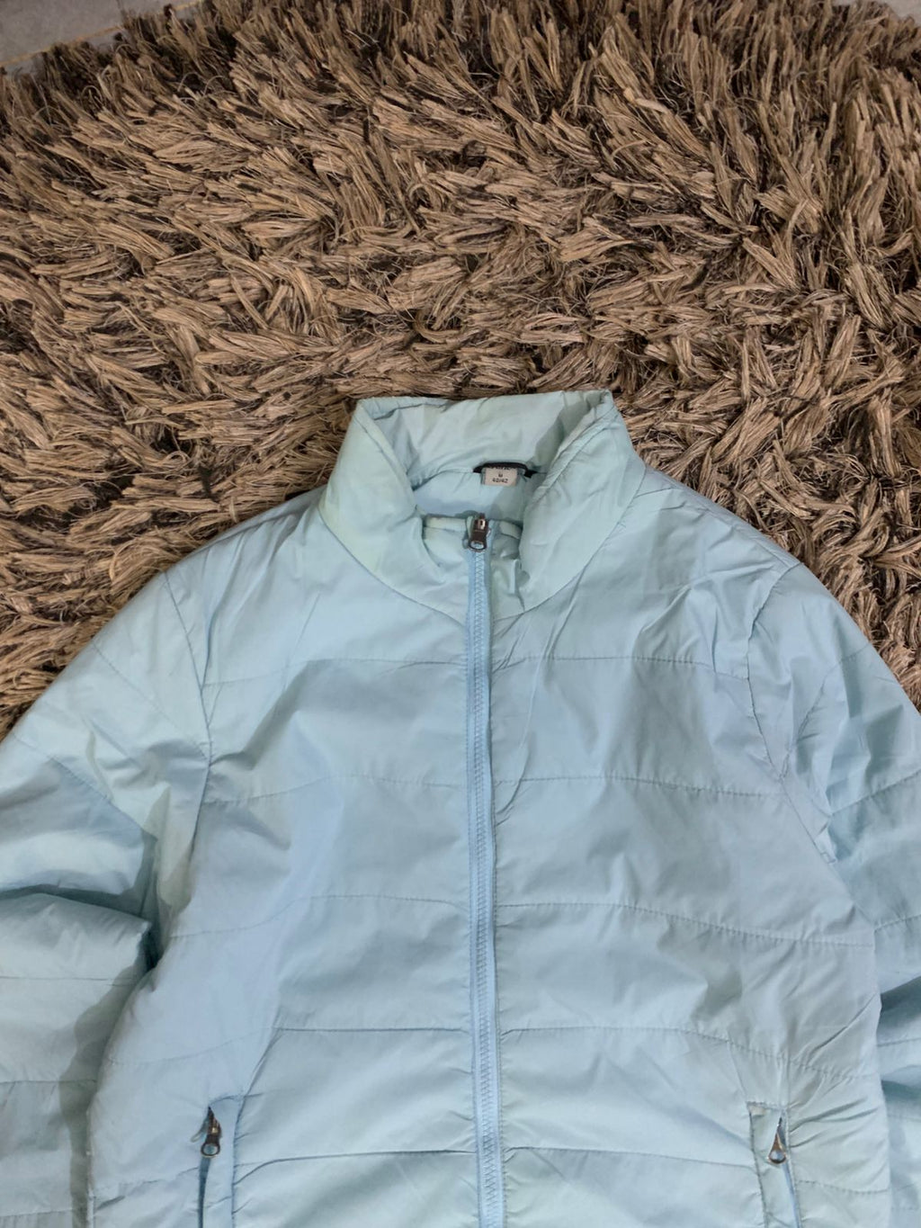 Sky Blue LIghtweight Puffer Jacket (Thrift)