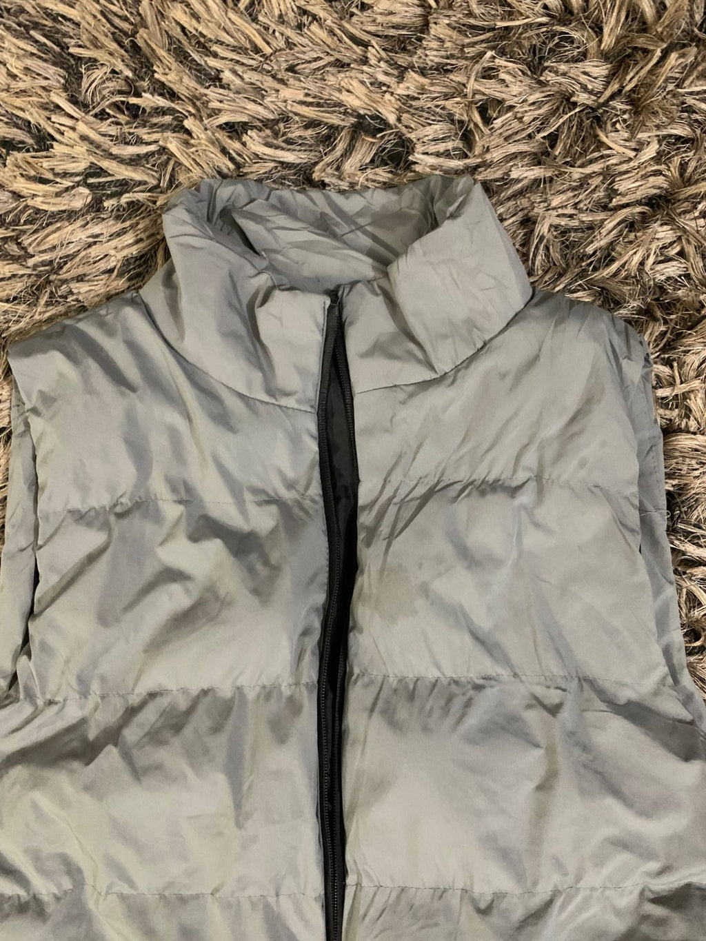 vest puffer jacket (Thrift)