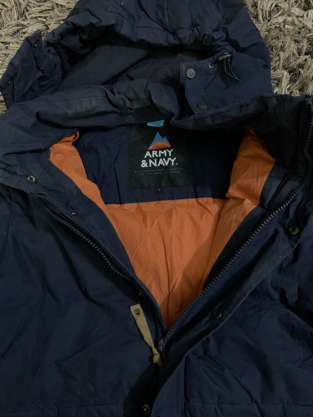 Hood Puffer jacket   (Thrift)