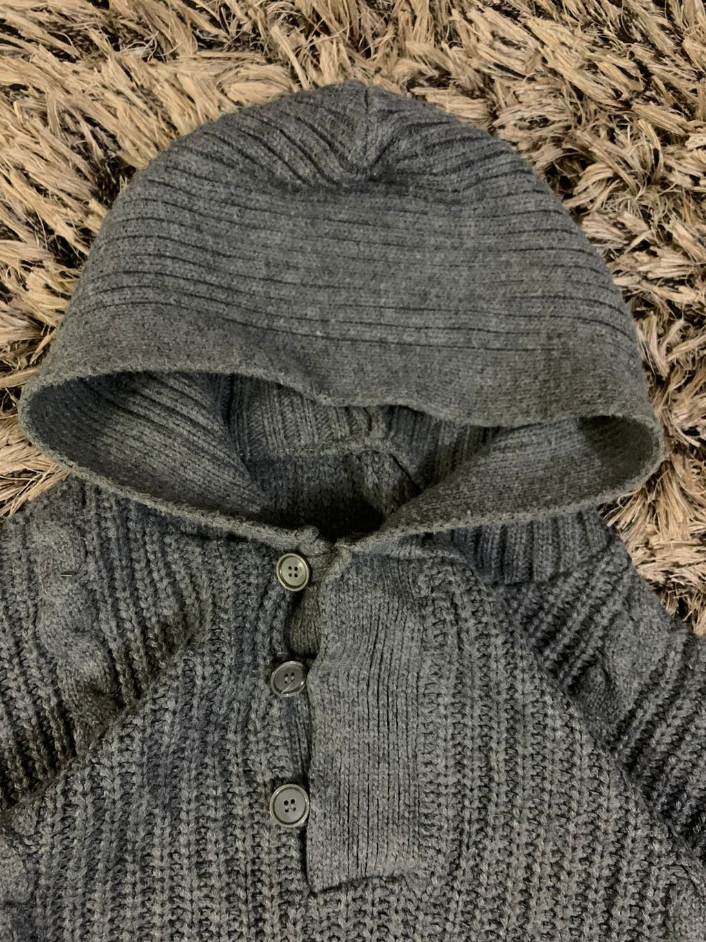 CHARCOAL GREY HOODIE (Thrift)