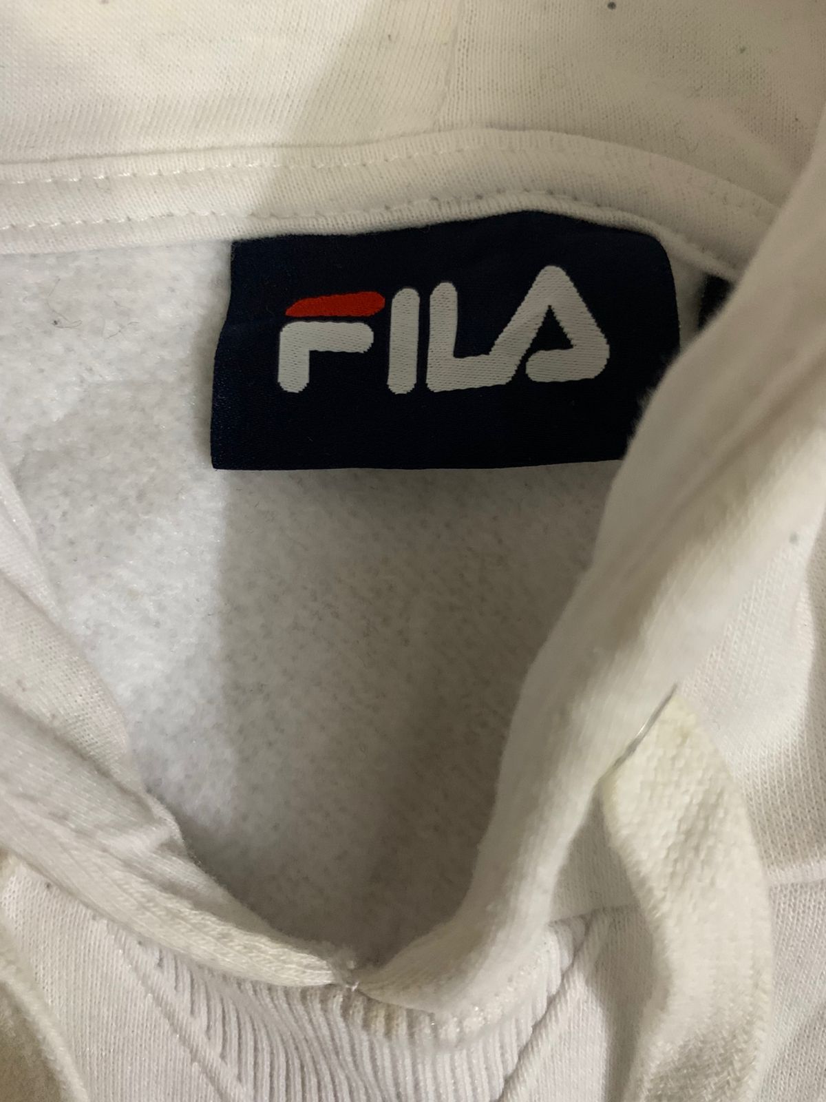 (FILA) WHITE HOODIE (Thrift)