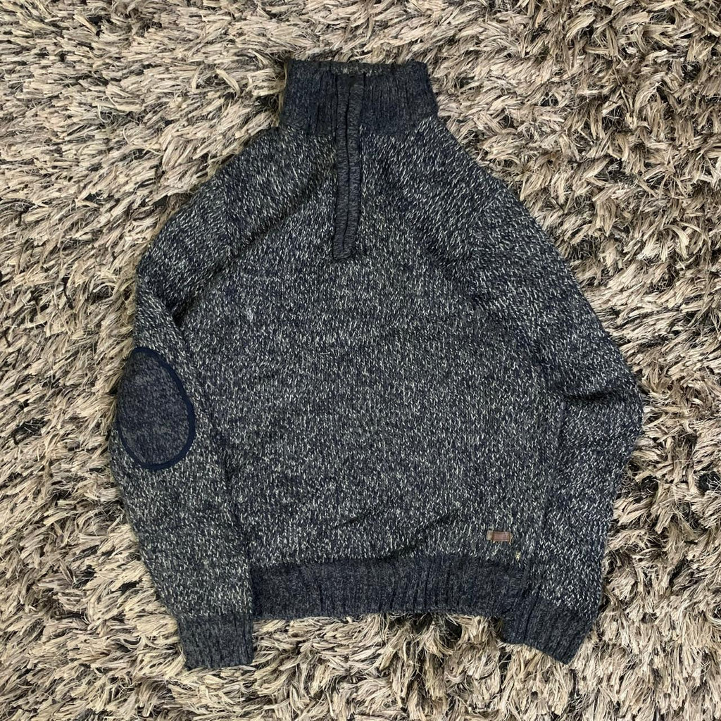 Color Zip Sweater (Thrift)
