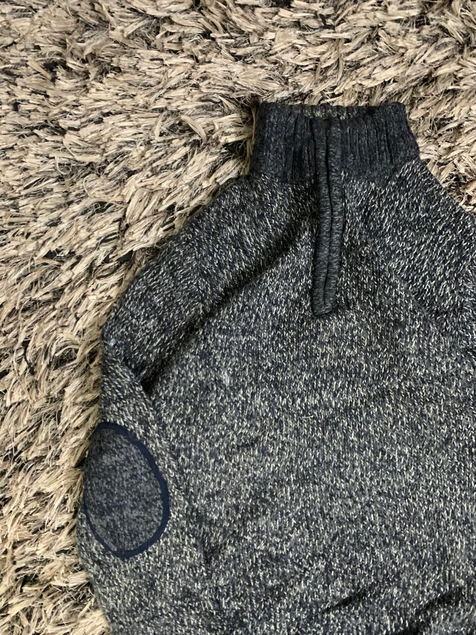 Color Zip Sweater (Thrift)