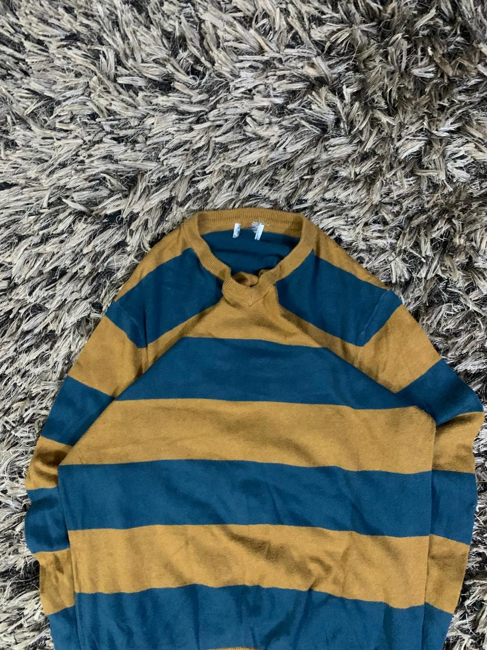 Golden&Navy Sweater (Thrift)