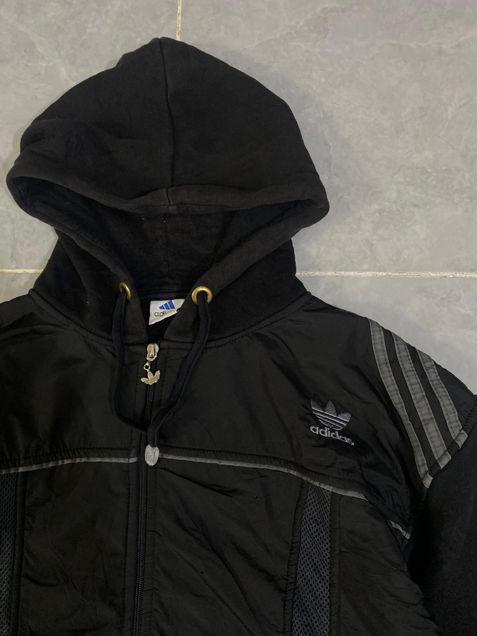 ADIDAS HOODED JACKET (Thrift)