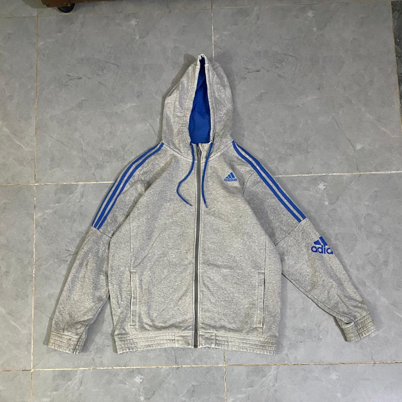 ADIDAS BLUE LINE HOODIE   (Thrift)