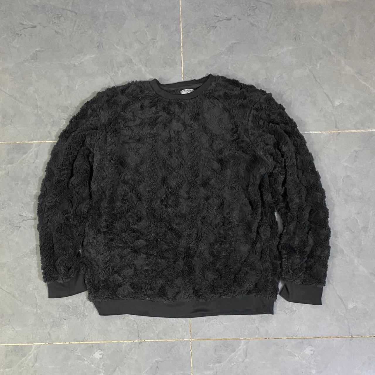 SHERPA GREY SWEATER  (Thrift)