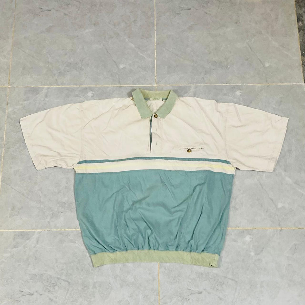 Drop Shoulder Polo Shirt